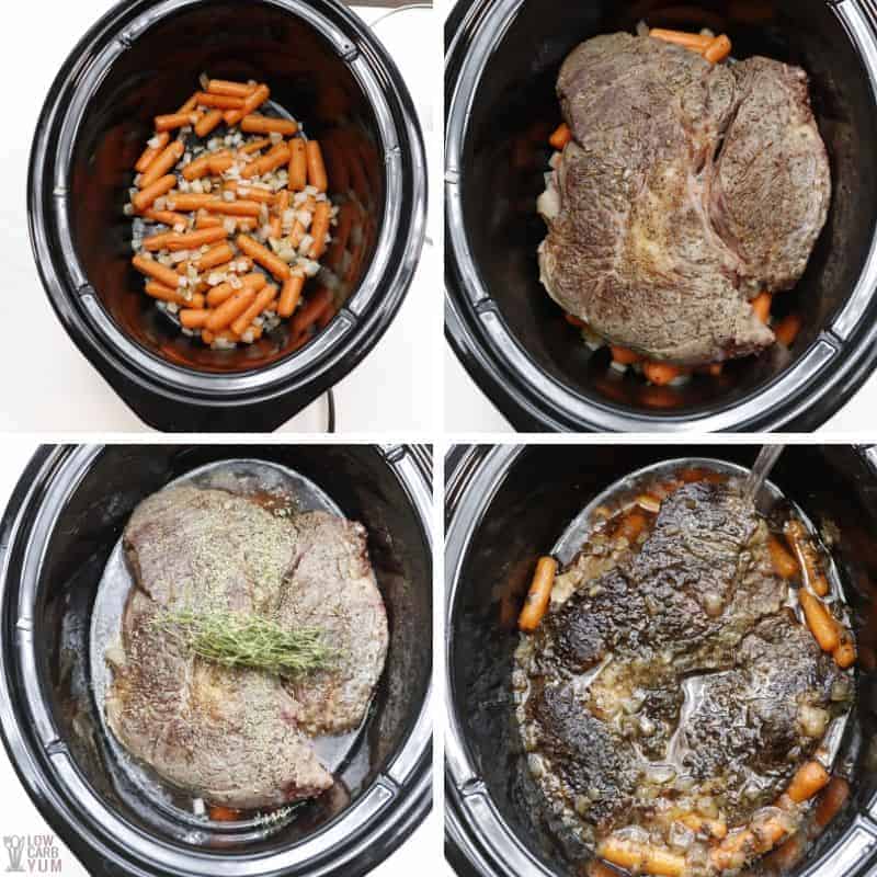 Keto Pot Roast Slow Cooker Recipe | Low Carb Yum