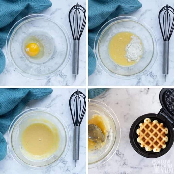 Keto Waffles for a Dash Mini Waffle Maker - Low Carb Yum