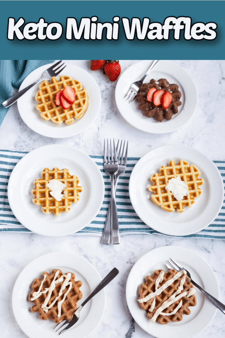 Keto Waffles for a Dash Mini Waffle Maker Low Carb Yum