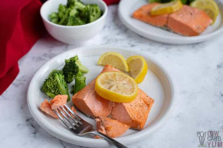 Instant pot frozen salmon in online foil