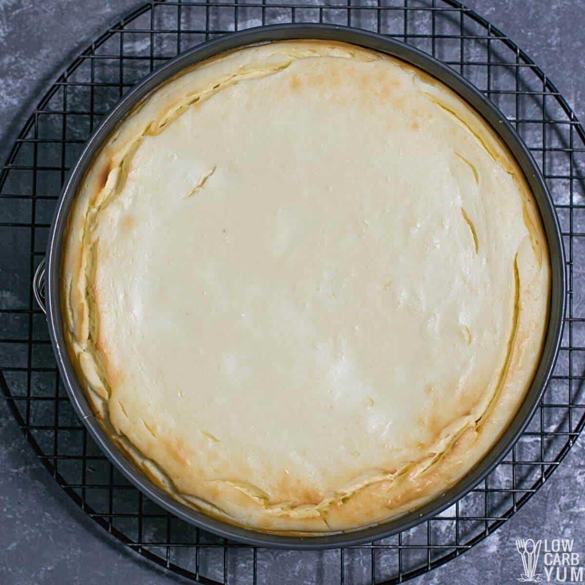 baked keto cheesecake