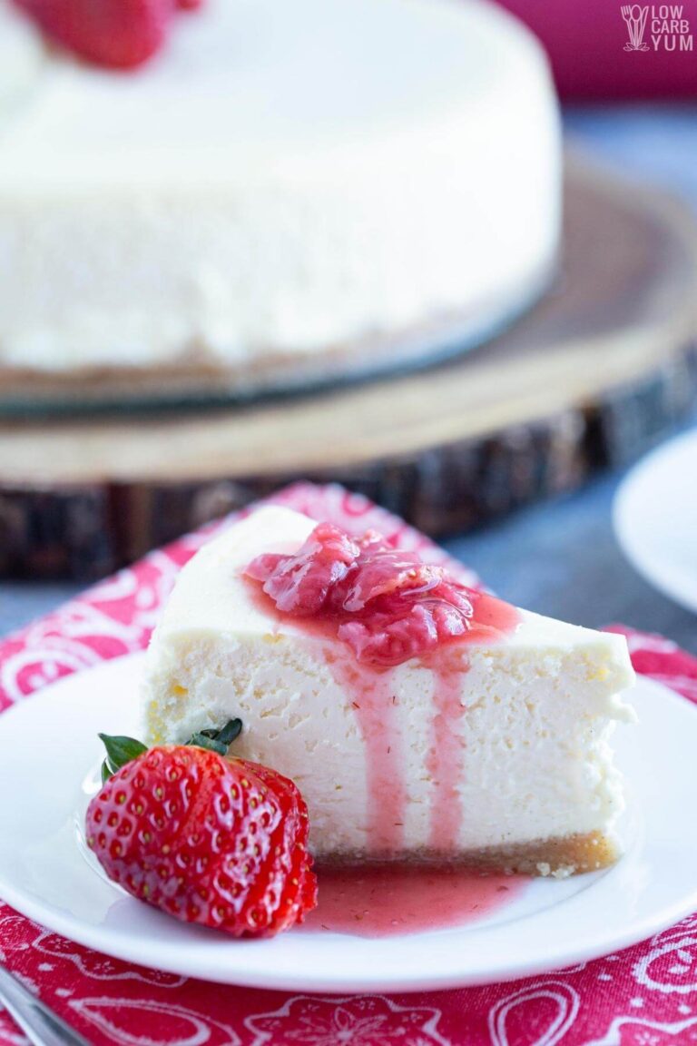 The Best Sugar-free Keto Cheesecake Recipe - Low Carb Yum