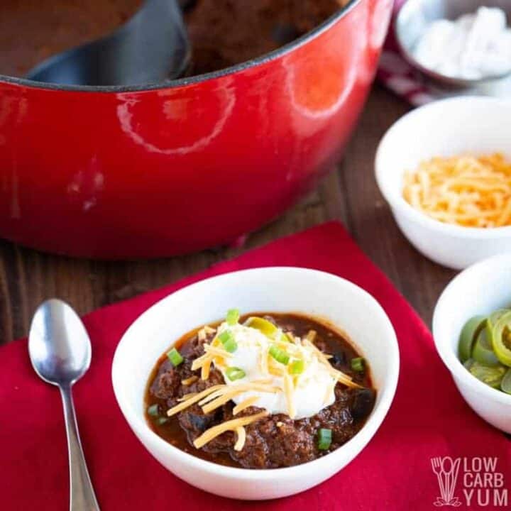Keto Chili (Stove, Instant Pot, or Slow Cooker) Low Carb Yum