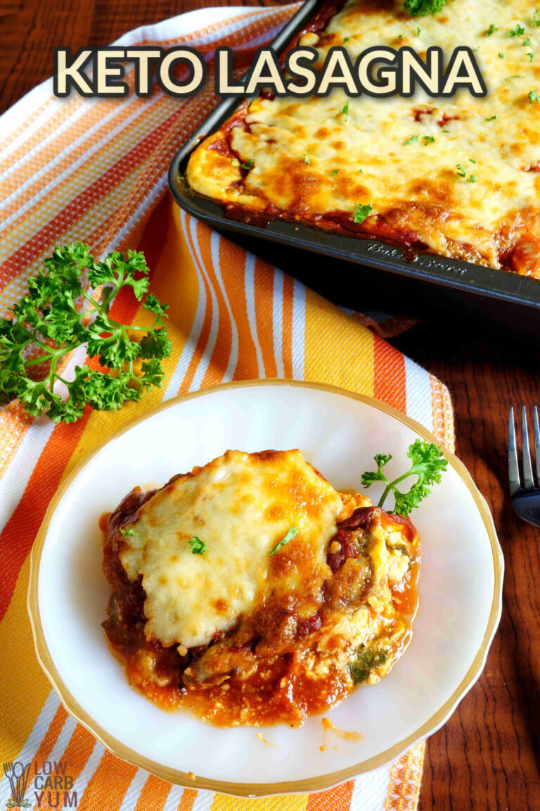Keto Lasagna Recipe (No Noodle, Pasta Free) Low Carb Yum