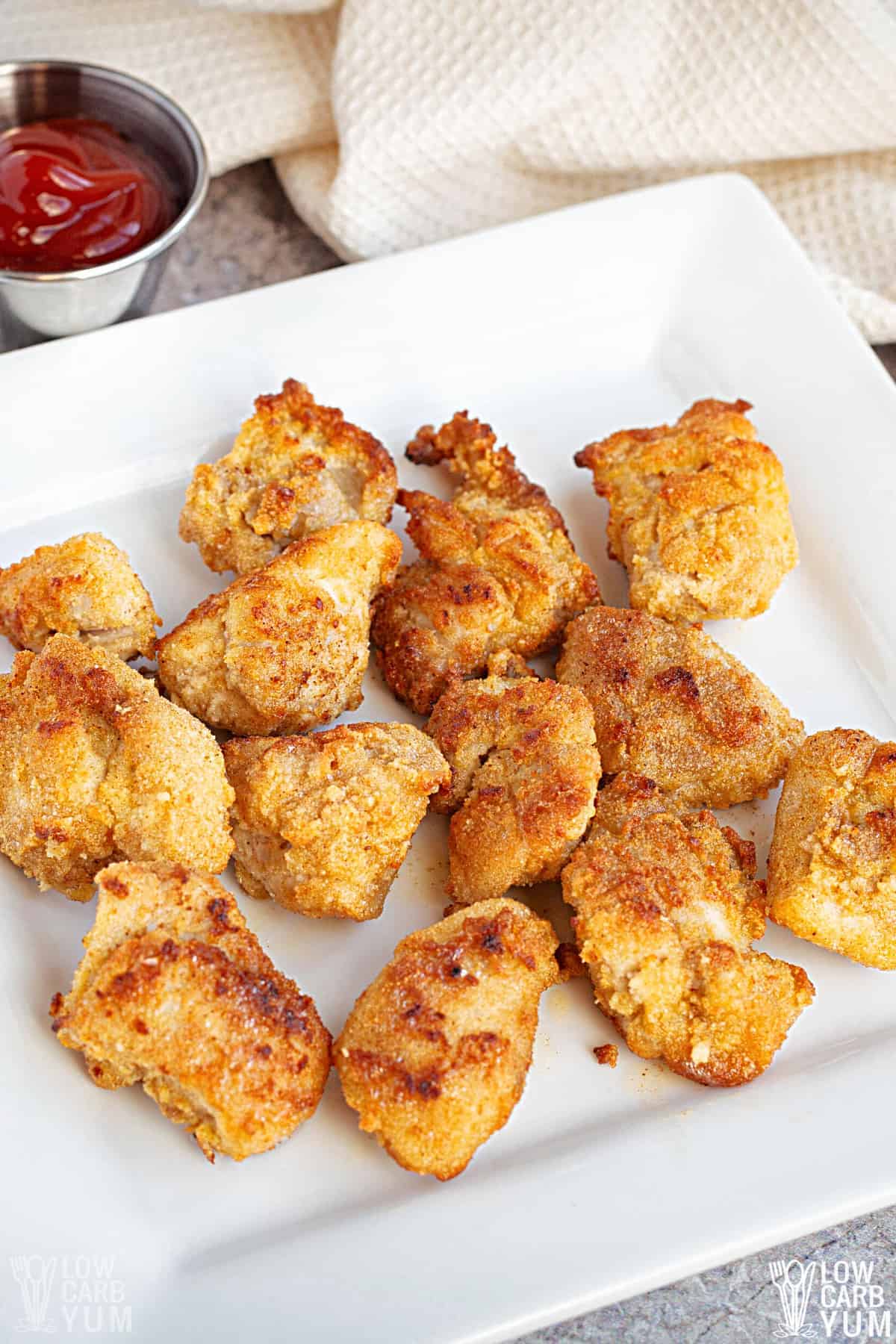 Keto Chicken Nuggets (Oven or Air Fryer) - Low Carb Yum