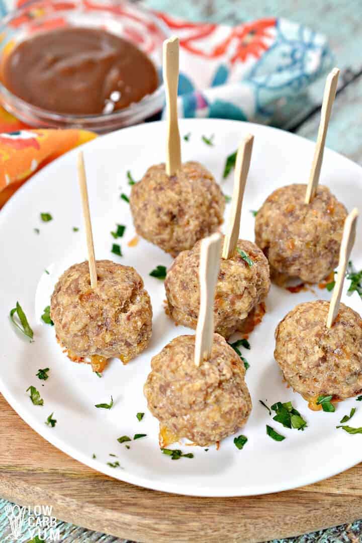 low carb sausage balls for keto breakfast ideas