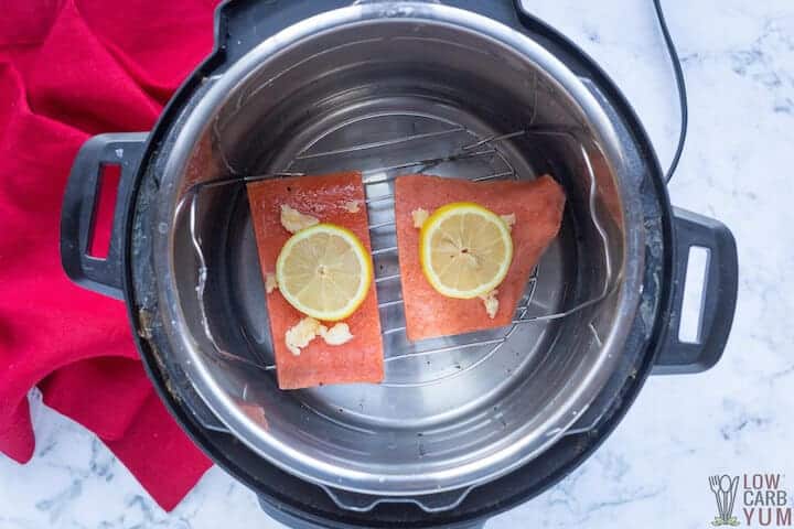 frozen salmon before cooking