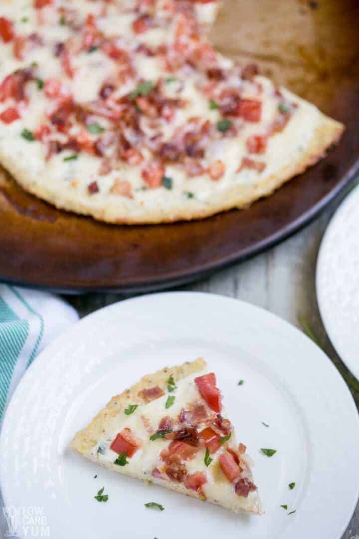 keto chicken bacon ranch pizza recipe