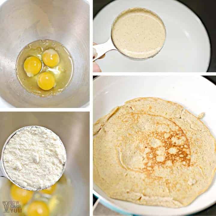 low carb crepes batter