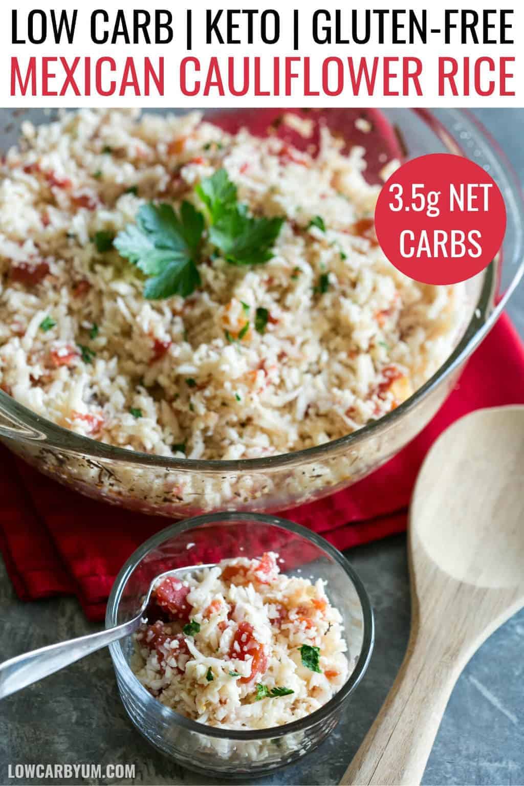 Easy Keto Mexican Cauliflower Rice (Low Carb Recipe)