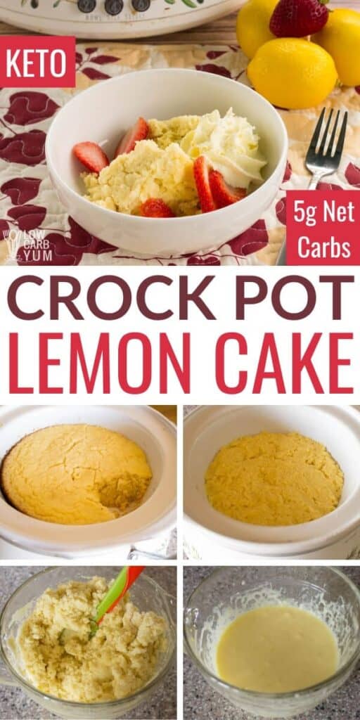 crock pot keto lemon cake