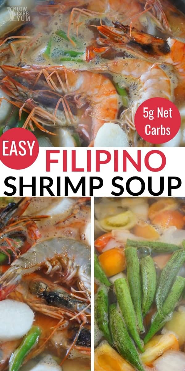 Sinigang Na Hipon - Filipino Soup - Low Carb Yum