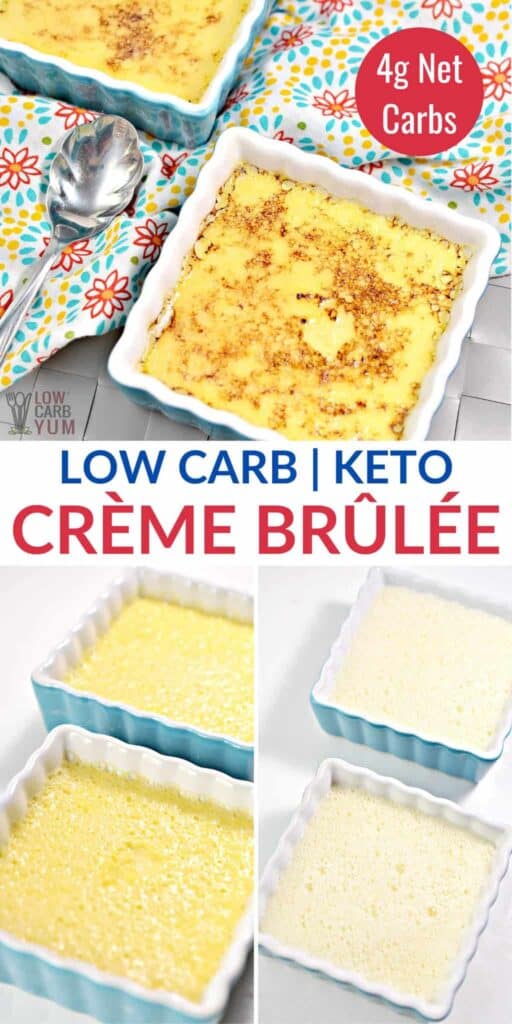 Low Carb Keto Creme Brulee