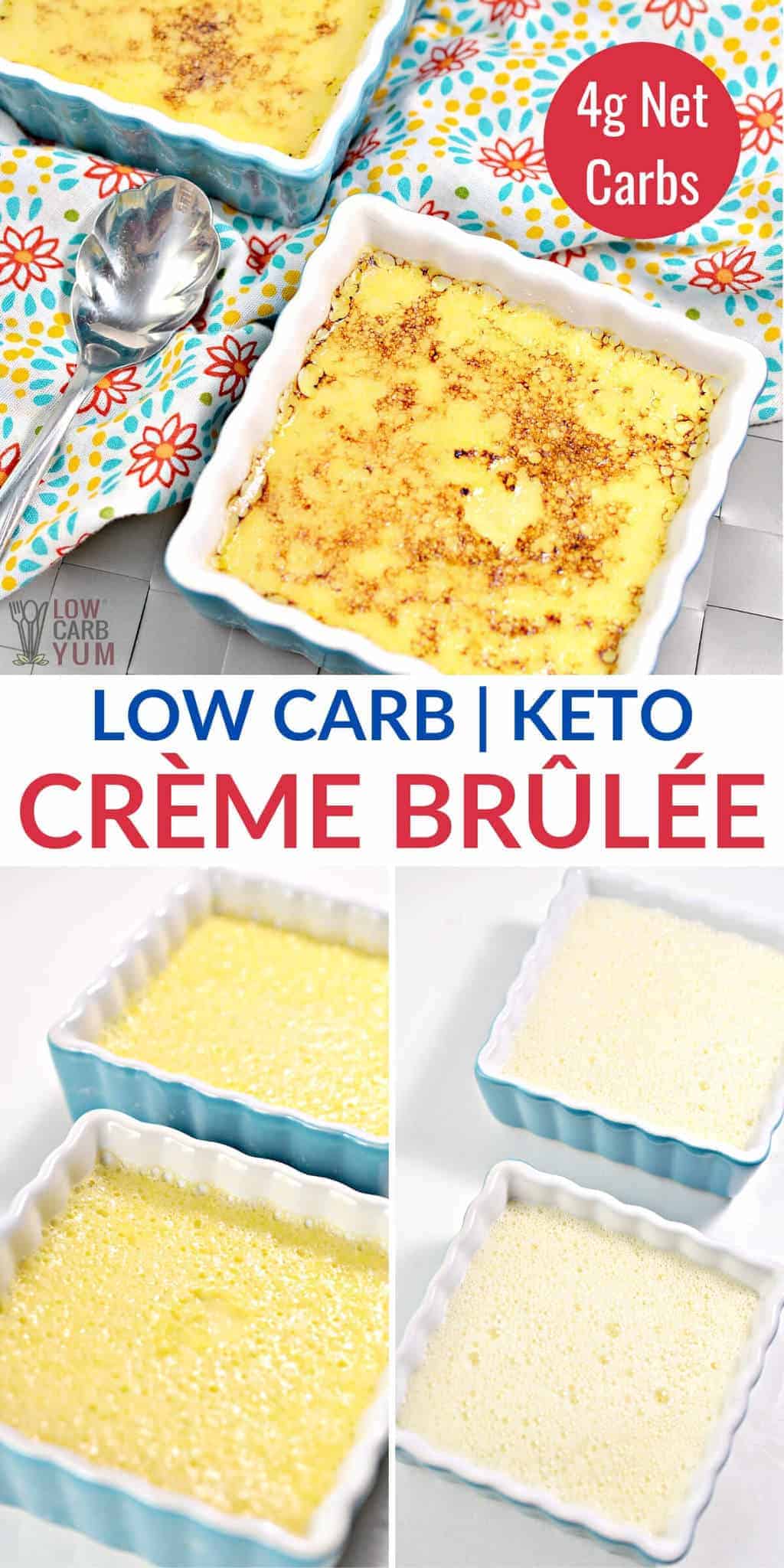 Keto Creme Brulee Sugar Free Custard Low Carb Yum