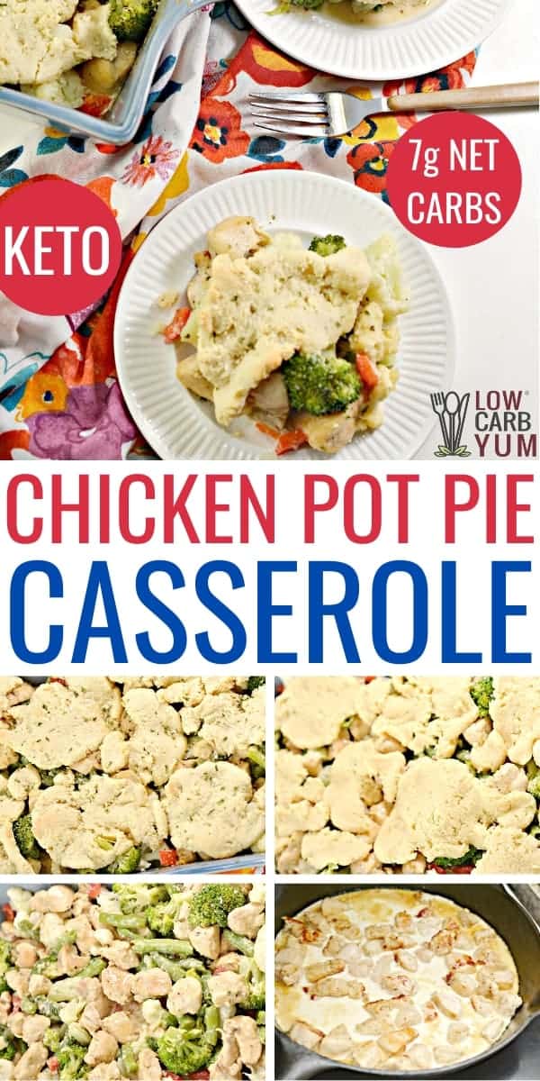 Keto Chicken Pot Pie Casserole Recipe Low Carb Yum