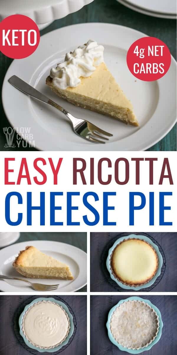 Easy Italian Ricotta Cheese Pie Recipe Low Carb Yum