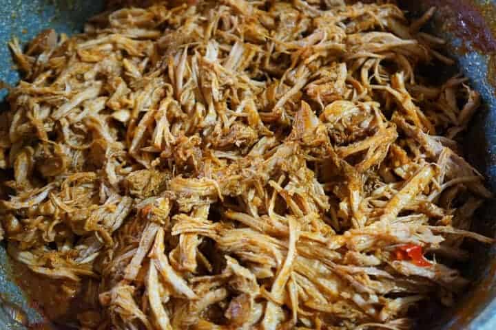 shredded pork in sauce