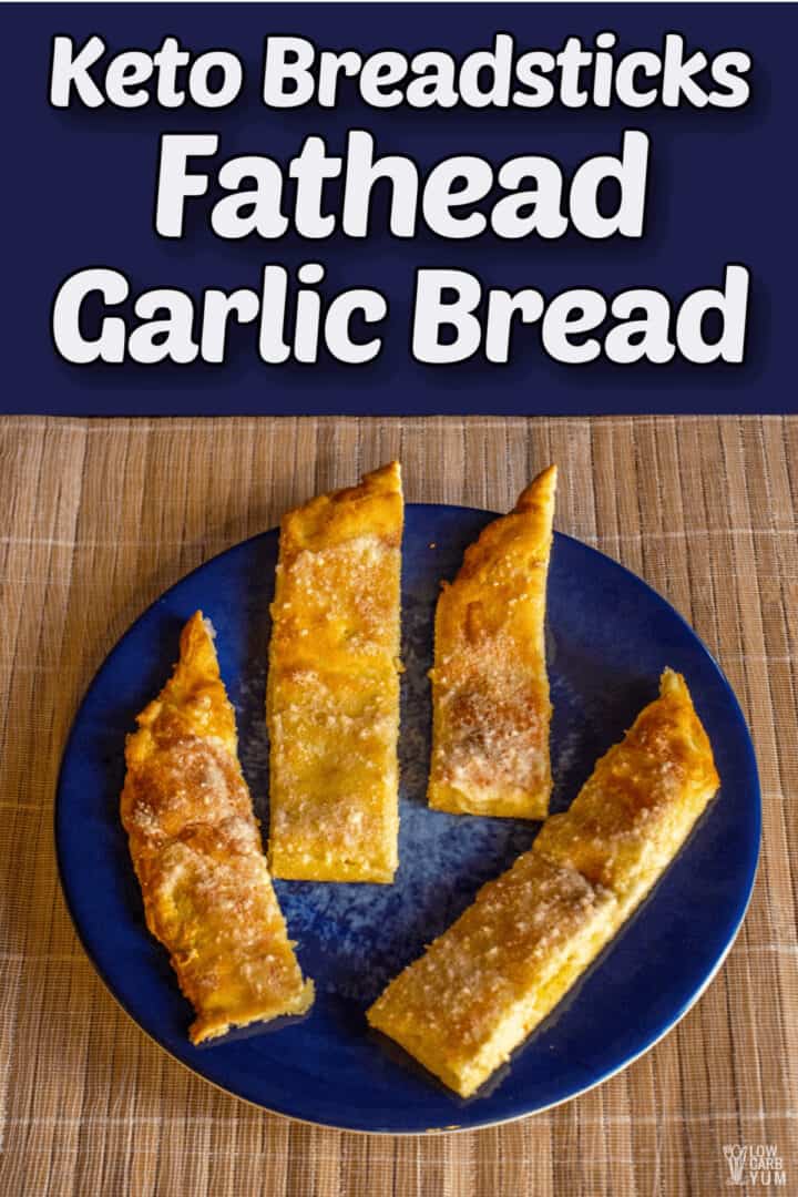 Keto Breadsticks Crazy Bread Recipe Low Carb Yum