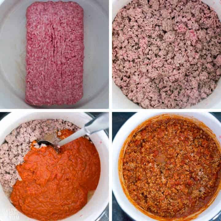 ground beef meat sauce