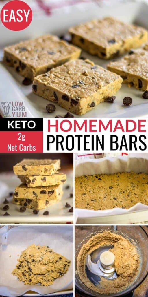 Homemade Protein Bars - Low carb, easy recipe