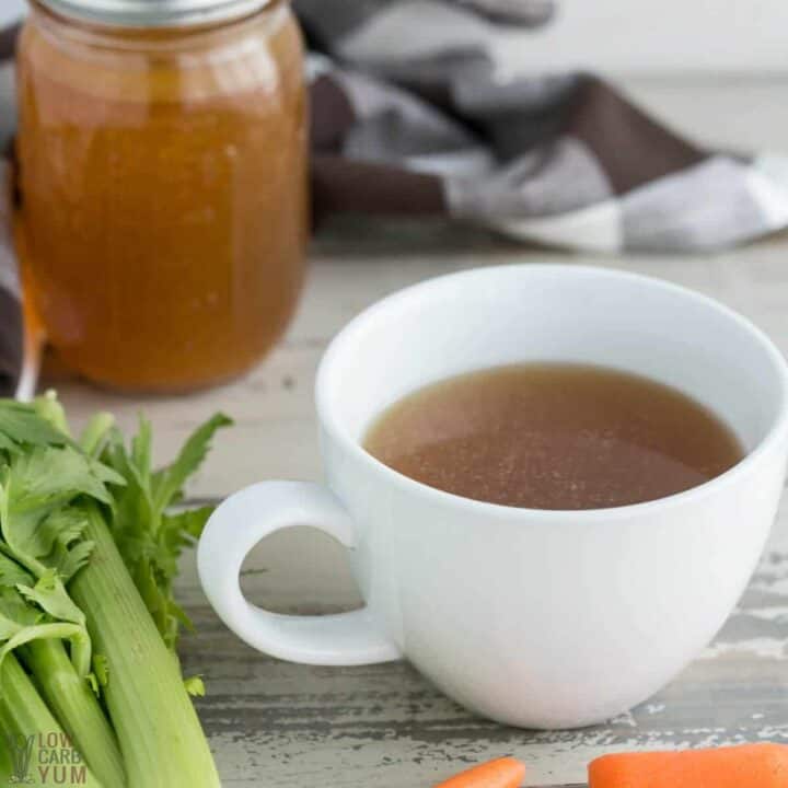 Slow Cooker Keto Bone Broth Recipe Low Carb Yum