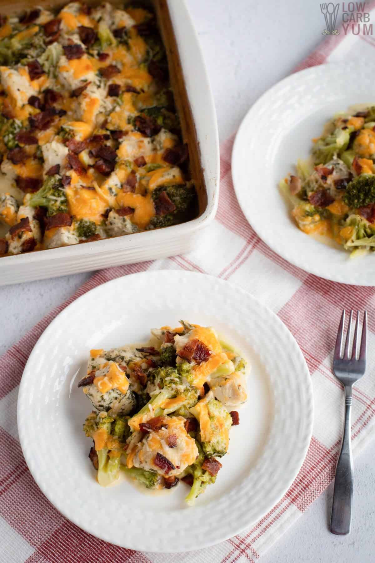 Chicken Bacon Ranch Casserole