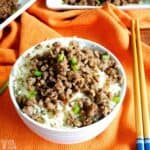 keto korean ground beef bowl