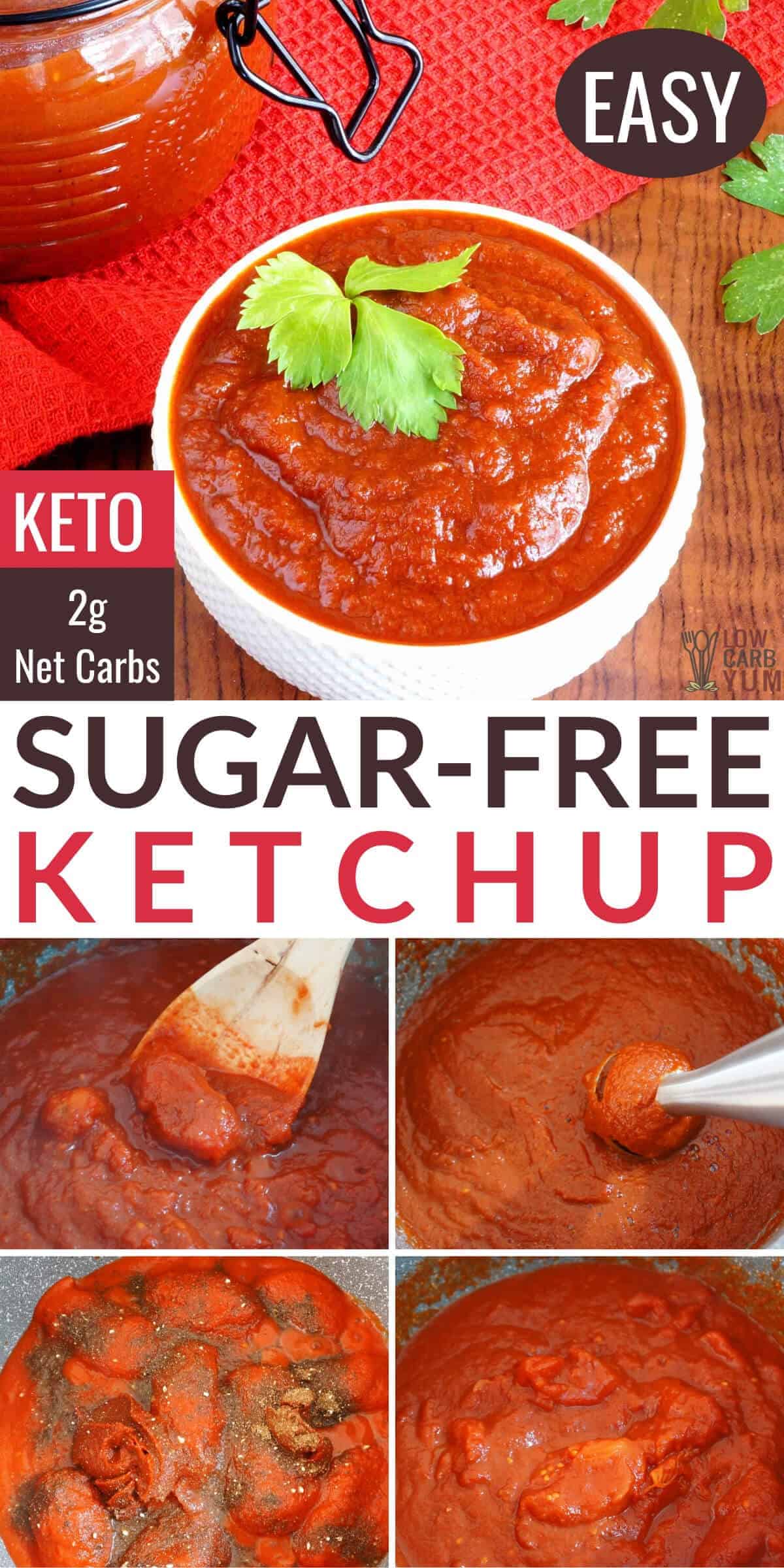 Easy Homemade Keto Sugar Free Ketchup Low Carb Yum