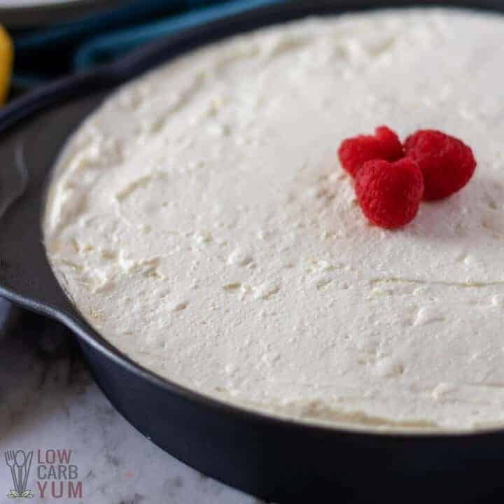 low carb ricotta cheesecake