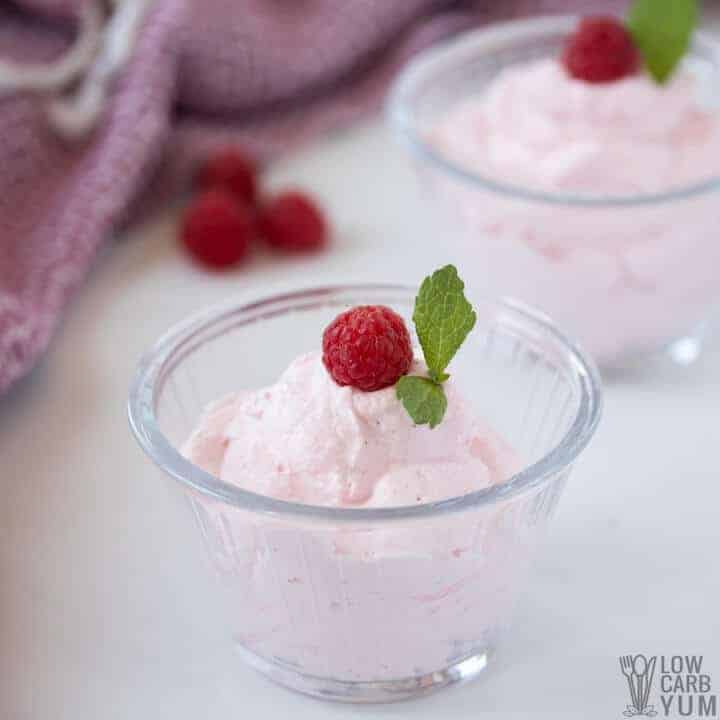 raspberry mousse