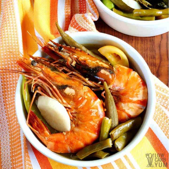 shrimp sinigang soup