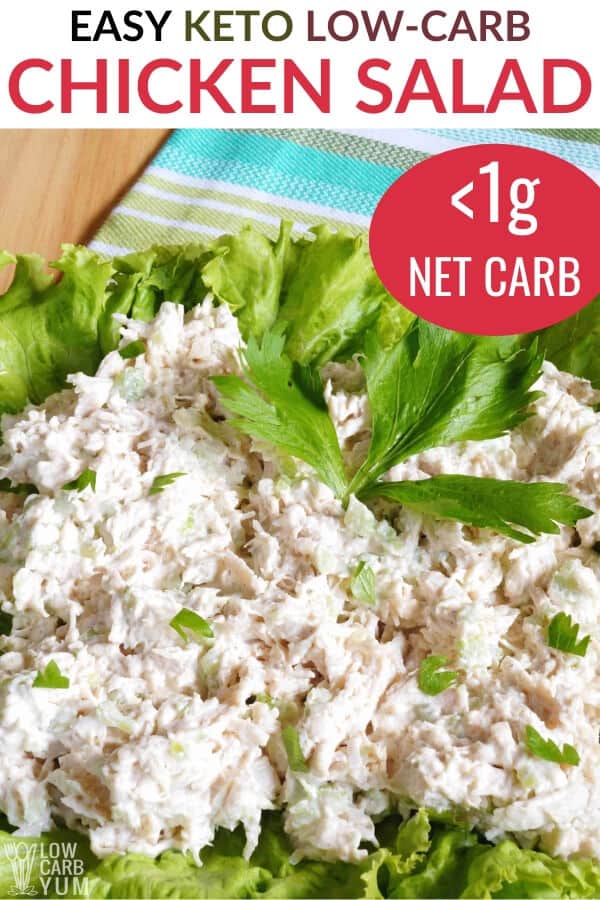 Easy Keto Chicken Salad with Mayo - Low Carb Yum