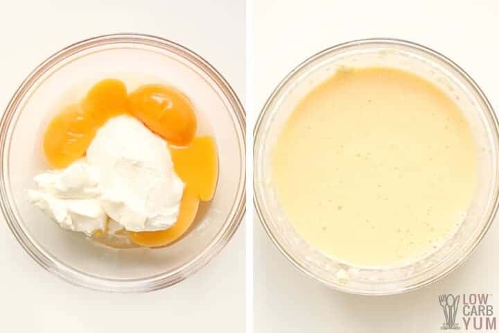 egg yolk mixture