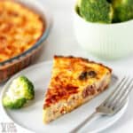 ham and broccoli quiche