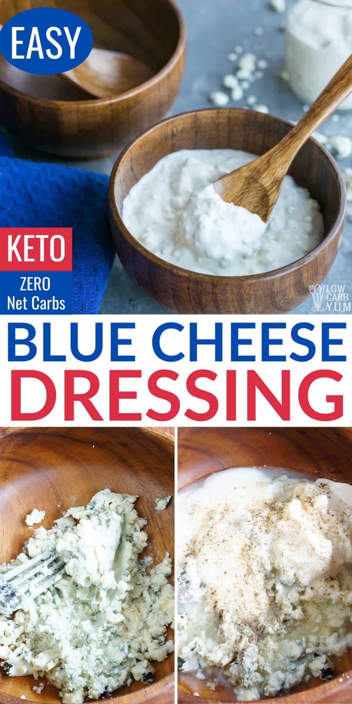 Keto Blue Cheese Dressing Recipe Low Carb Yum