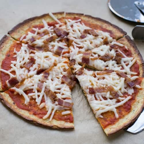 pizza made with kbosh crust