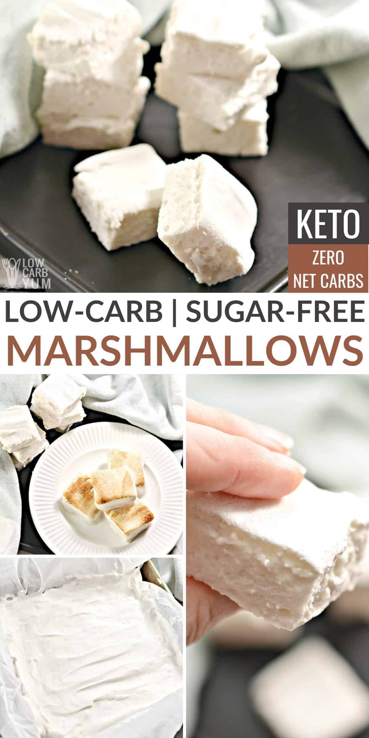 Keto Sugar-Free Marshmallows Recipe - Low Carb Yum
