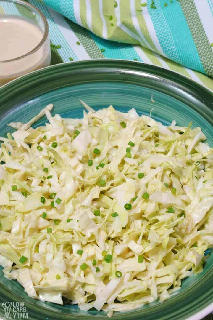 low carb coleslaw