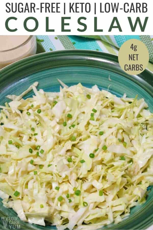 Easy Keto Coleslaw Recipe (5 Ingredients) Low Carb Yum