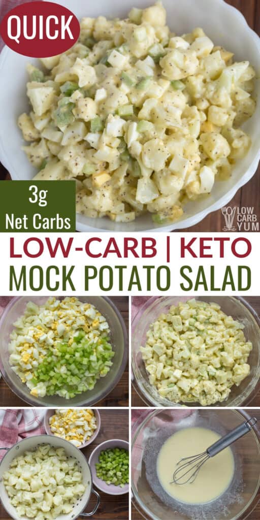 low-carb potato salad