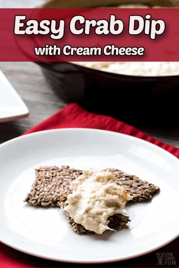Easy Crab Dip with Cream Cheese (Keto) Low Carb Yum