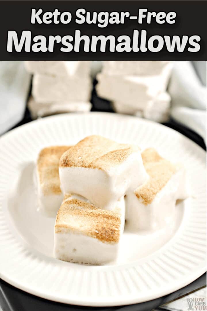 Keto SugarFree Marshmallows Recipe Low Carb Yum