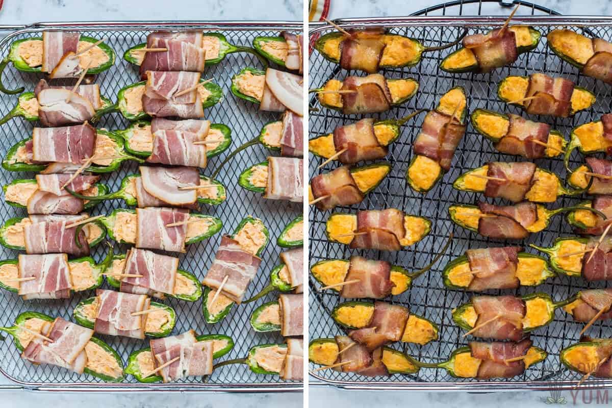 air frying jalapeno poppers