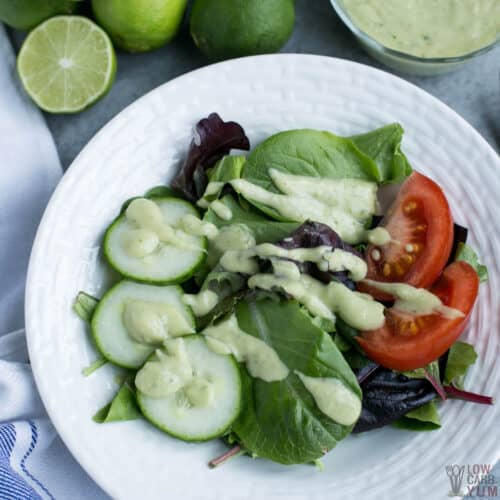 Avocado Cilantro Lime Dressing (Keto) Low Carb Yum