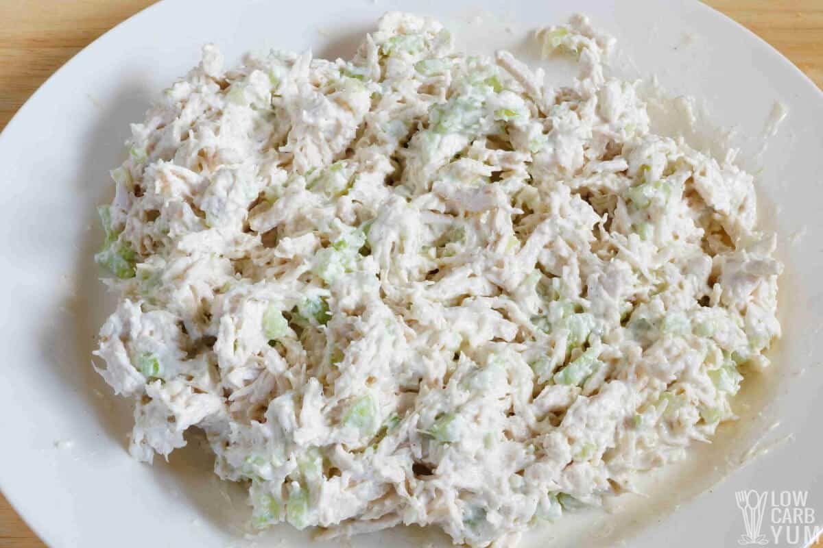 chicken salad in bowl