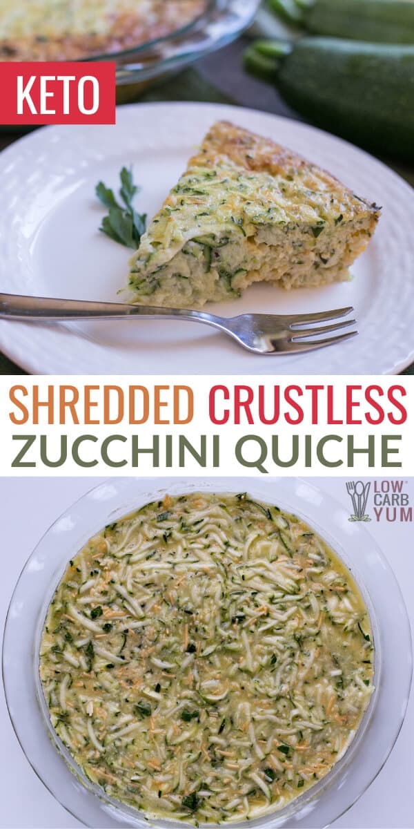crustless shredded zucchini quiche recipe