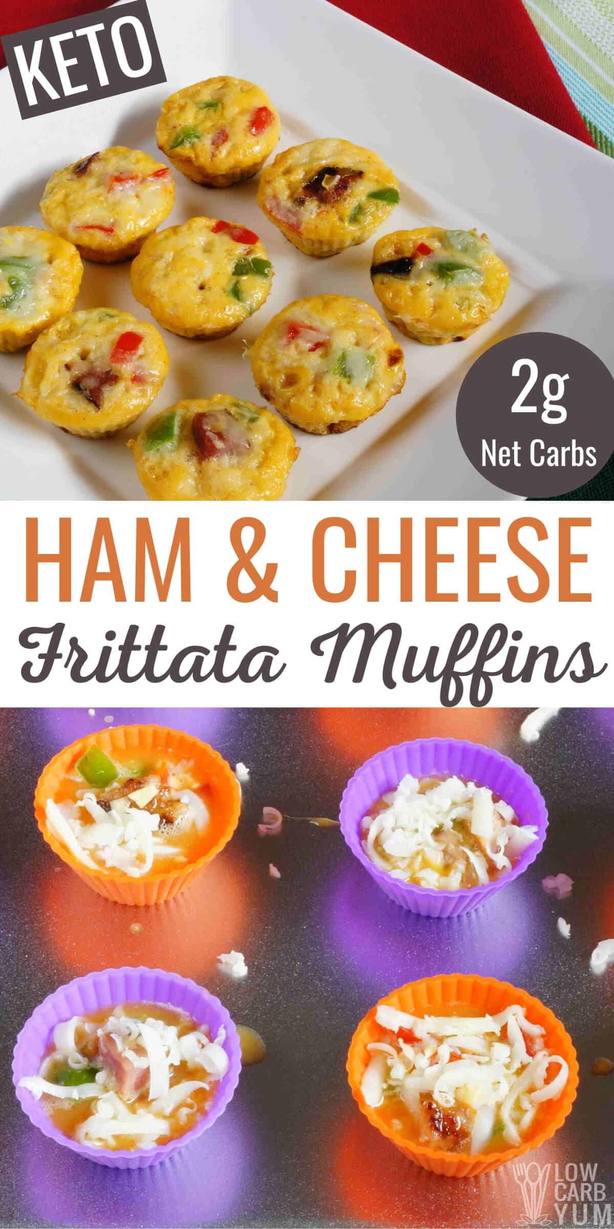 ham and cheese frittata muffins