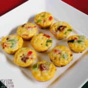 ham and cheese frittata muffins