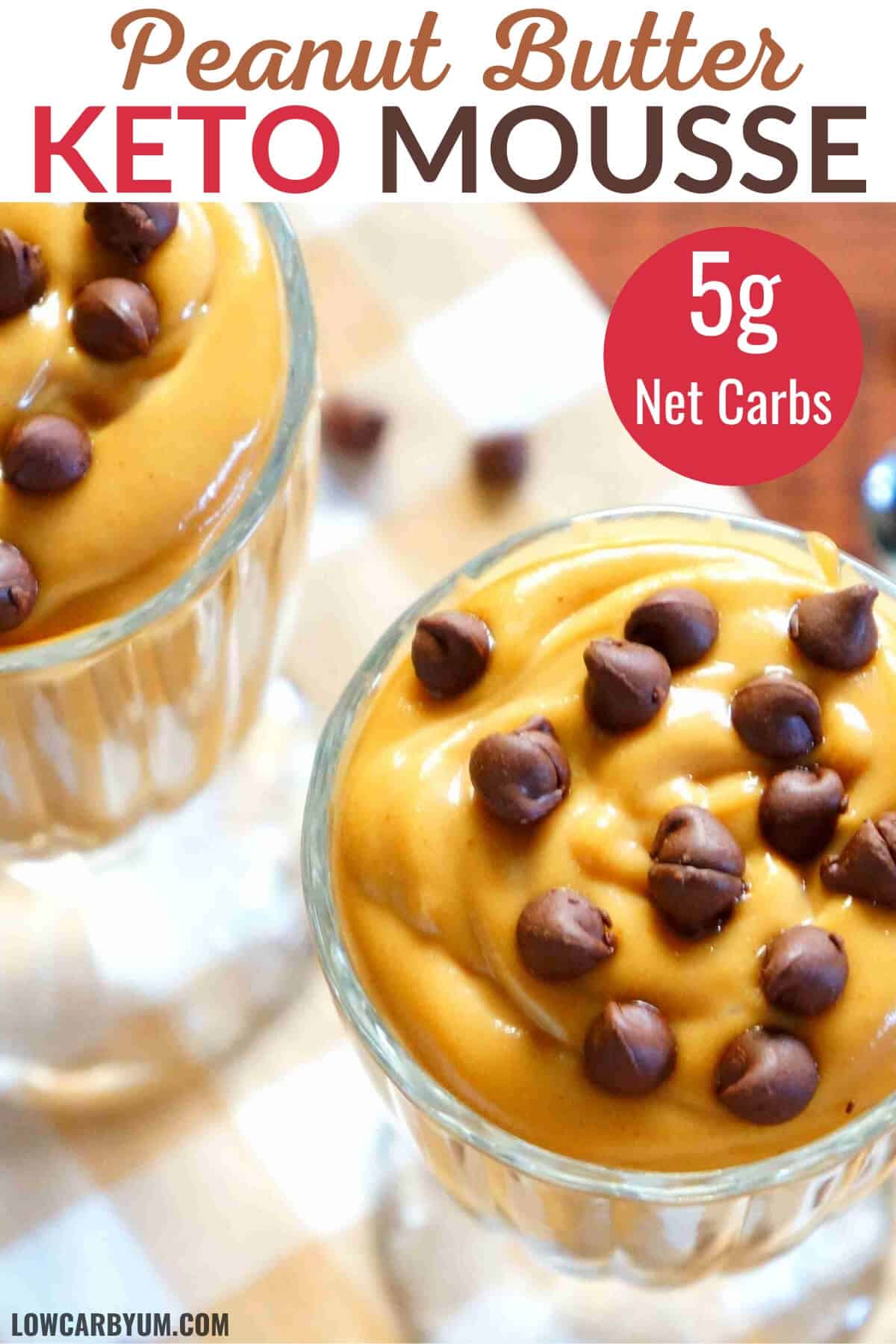 Easy Keto Peanut Butter Mousse Recipe Low Carb Yum