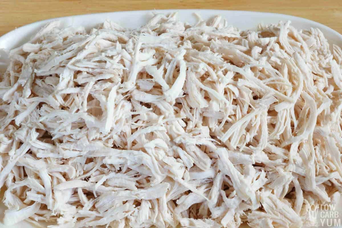 shredded chicken